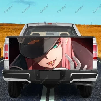 Nič Dveh Anime Avto Rep Trunk Zaščito Vinly Zaviti Nalepke Nalepke Kolo Auto Hood Okraski za Pokrov Motorja za SUV terenska Pickup