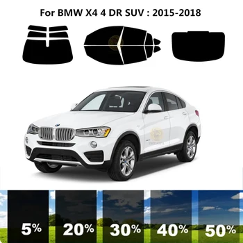 Precut nanoceramics avto UV Okno Odtenek Komplet Avtomobilsko Okno Film Za BMW X4 F26 4 DR SUV 2015-2018