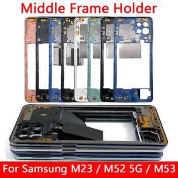 Telefon Stanovanj Okvir Plošča Sredini Okvirja Za Samsung M23 M52 M53 5G M236B M536 Sredini Okvirja Imetnik Stanovanjske rezervnih Delov